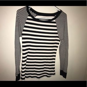 Black and White stripped Tee